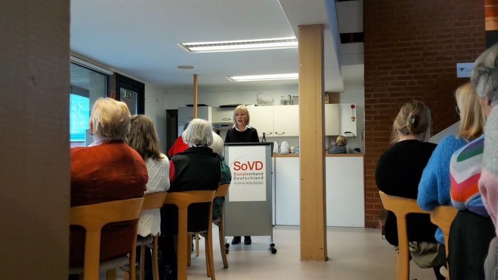Rede von Doris Schröder-Köpf (MdL) beim traditionellen Frauenfrühstück des SoVD Hannover-Süd